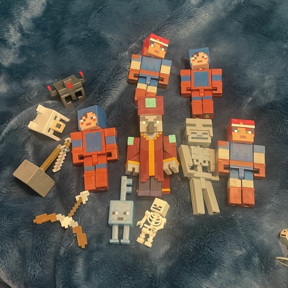 LOT of Minecraft collectibles Diecast Metal - Picture 2 of 7